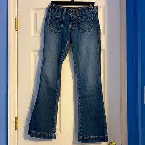 Abercrombie & Fitch Blue Boot Cut Jeans